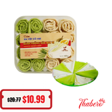 Bánh Phồng Sữa Ăn vặt cô Hai - Mix Vị Sầu Riêng và Lá Dứa 420g