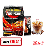 CÀ PHÊ SỮA ĐÁ  Việt Nam Hòa Tan TGT – Cà phê của người sành điệu (24g x 18 gói)