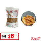 Bánh tráng  Còi sò điệp cháy tỏi sốt X.O 220Gr