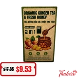 Trà gừng hữu cơ & mật ong tươi – 2 in 1 Organic Ginger Tea & Fresh Honey