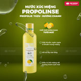 Nước súc miệng  Propolinse Nhật Bản sạch mãng bám, ngừa viêm nướu răng, khử mùi hôi miệng, giãm đắng miệng , giãm nhiệt miệng và viêm họng