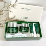 Set Kem Dưỡng Da da Protein giúp chống nhăn căng bóng Tự Nhiên Ohui Prime Advancer Ampoule Capture Cream 50ml 4sp