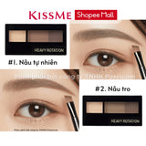 Bột vẻ Chân Mày Siêu Mịn, Màu Sắc Tự Nhiên Kissme Heavy Rotation  2.3g Nhật Bản