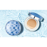 Phấn nước cấp ẩm kiềm dầu Su:m37 Water-full CC Cushion Perfect Finish - PHẤN SUM XANH TÁCH SET KHÔNG HỘP