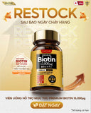 Viên Uống Mọc Tóc & Đen Tóc Premium Biotin 15,000µg Eikenbi