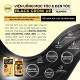 Viên uống mọc tóc và giãm tóc bạc  Black Grow Up Maximum Biotin