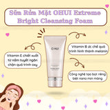 Set Sữa Rửa Mặt dưỡng trắng, làm sạch & mềm mịn da Ohui Extreme Bright Foam 160ml + 100ml
