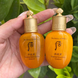 Combo nước hoa hồng cân bằng và &nbsp;Sữa dưỡng đông y ẩm chống lão hóa Whoo vàng giúp săn chắc da &nbsp;giảm chảy xệ và dưỡng da mịn màng Whoo Gongjinhyang Essential Nourishing - WHOO VÀNG