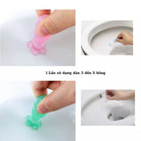 Gel vệ sinh Toilet ( bồn cầu) khử mùi diệt khuẩn, Sáp thơm toilet Kobayashi Decoraru Hương Hoa cỏ - Màu xanh lá