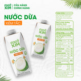Nước dừa COCOXIM vị tắc từ 100% nước dừa tươi nguyên chất 330ml