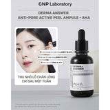 Tinh chất thu nhỏ lỗ chân lông AHA giúp làn da mịn màng CNP Derma Answer Anti-Pore Peel AHA Ampule
