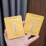 Sample Mặt nạ ngủ cho mặt và cổ The Whoo Gongjinhyang Firming Neck and Face Protein Repair Mask - WHOO VÀNG - 2ML X  60 GÓI