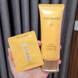 Sample Mặt nạ ngủ cho mặt và cổ The Whoo Gongjinhyang Firming Neck and Face Protein Repair Mask - WHOO VÀNG - 2ML X  60 GÓI