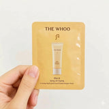 Sample Mặt nạ ngủ cho mặt và cổ The Whoo Gongjinhyang Firming Neck and Face Protein Repair Mask - WHOO VÀNG - 2ML X  60 GÓI