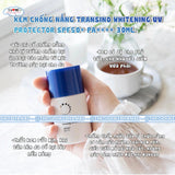 KEM CHỐNG NẮNG DƯỠNG DA TRỊ NÁM TRANSINO UV PROTECTOR SPF50+/PA++++ 30ML.