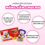 Nước hồng sâm ChuChu Hàn Quốc cho bé giúp bé ăn ngon ngủ ngon, tăng đề kháng. - HSD 12/29/2025