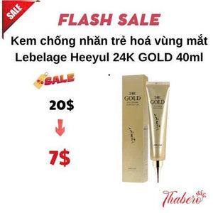Kem chống nhăn trẻ hoá  vùng mắt Lebelage Heeyul 24K GOLD 40ml
