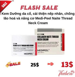 Kem Dưỡng da cổ, cải thiện nếp nhăn, chống lão hoá và nâng cơ Medi-Peel Naite Thread Neck Cream